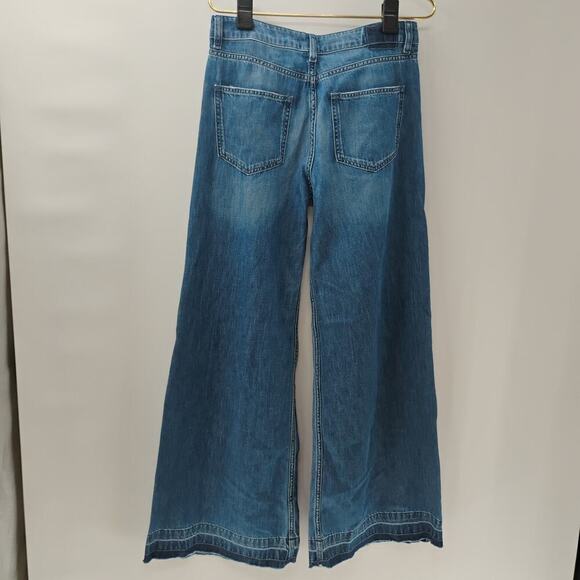 Kujten Wide Leg Blue Jeans - Picture 8 of 12